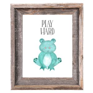 Provincial Collection - Frog Play Hard - Instant Download
